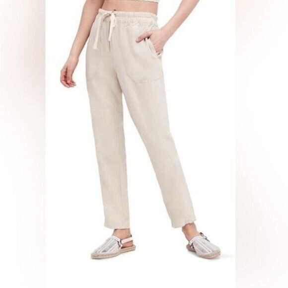 Free people cream Palmer Utility pants size Medium - Picture 1 of 12